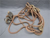 Vintage Rope and Pulley