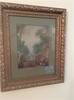 Ornate Framed Victorian Artwork