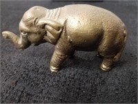 Cute little brass elephant 2X 3.5 in