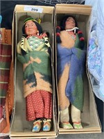 Skookum Native American dolls.