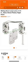 Patio sliding door lock