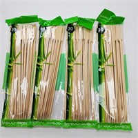 Bamboo Skewers, 12"- 30pk x4