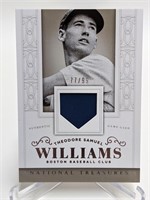 77/99 2014 National Treasures Ted Williams Relic