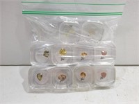 (12) Assorted Gem Stones