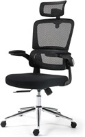 Ergonomic Office Desk Chair With Flip-up Armrests,