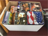 BOX OF EMPTY CD CASES
