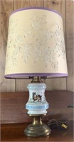 Vintage Table Lamp with "Cat" Motif