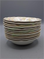 set of 12 "Mildred" bowls by Mount Clemens