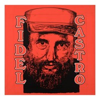Steve Kaufman (1960-2010) "Fidel Castro" Limited E