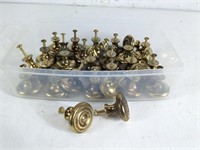 Round Brass Knobs