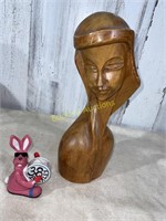 Wooden Bust