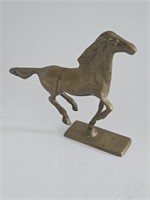 VTG SOLID BRASS GALLOPING RACING HORSE-NICE