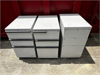 3 Filing Cabinets