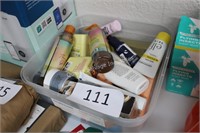 10qt box of asst health & beauty items
