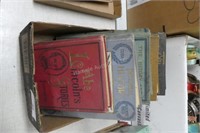 Box of historical books -Wm McKinley, Abe Lincoln