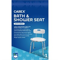 Rite Aid Carex Bath and Shower Seat with Back