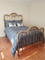 Antique Full size brass bed