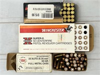 135rds 25 auto ammunition: PMC Bronze, Winchester