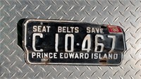 1979 PRINCE EDWARD ISLAND LICENCE PLATE