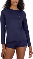 Nautica Women's MD Swimwear Long Sleeve Rashguard