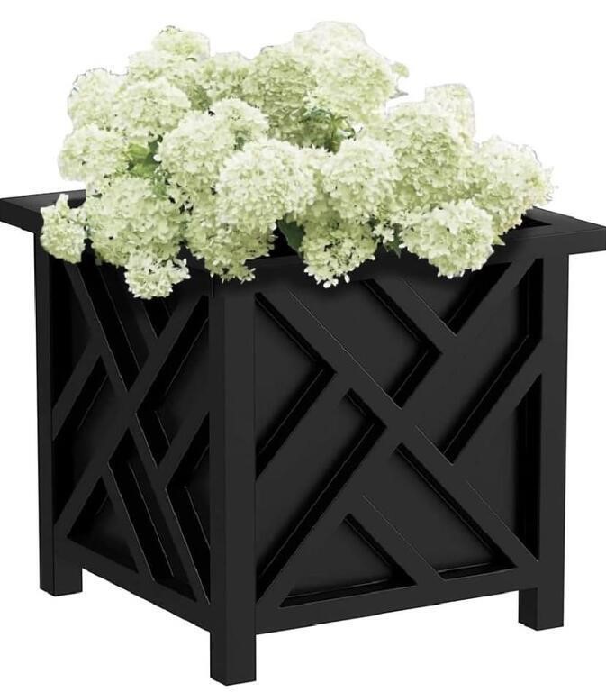 TRENTON GIFTS CHIPPENDALE PLANTERS 14.5x14.5x13IN