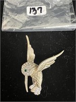 Hummingbird Brooch