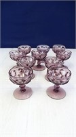 Purple Depression Glass Cups