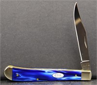 BNIB Case Sparxx blue pearl kirinite trapper knife