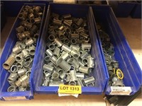 3 Trays of Electrical Connectors