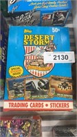 Tops desert storm trading cards/stickers 36 ct.