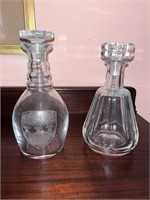 19th C. Clear Glass Decanters - Fortitudine -