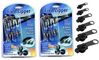 2-PK Universal Zipper Repair Replacement Kit