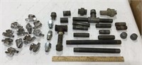 Metal pipe fittings w/Brass Craft apex valves