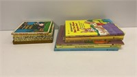 Golden childrens books, 8 large, 7 small