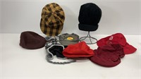 (8) hats, all like new condition, various sizes