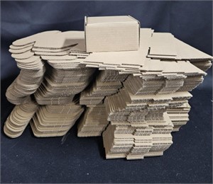 Small cardboard boxes. 4"x4"x2". Approximately