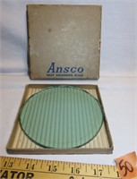 Ansco Photograph Enlarging Heat Absorbing Glass Le