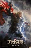 Thor Chris Hemsworth Autograph Poster