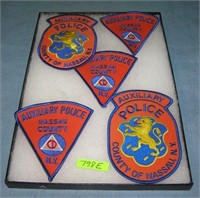 Group of vintage police patches