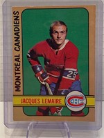 Jacques Lemaire 1972/73 Card NRMINT