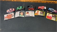 5) race cars & cards
