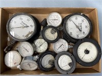 Steam & Electrical Gauges Lot Collection