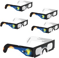 5 Pack Paper Eclipse Glasses