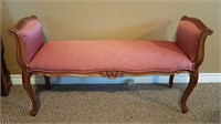 UPHOLSTERED BENCH WITH ENDS