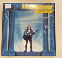 AC/DC, who made who vinyl record