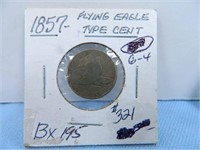 1857 Flying Eagle Type Cent, G-4