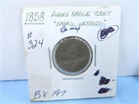 1858 Flying Eagle Type Cent, Small Letters, G-4