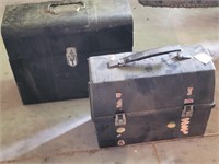 Aladdin Plastic Lunchbox & Metal Tool Case