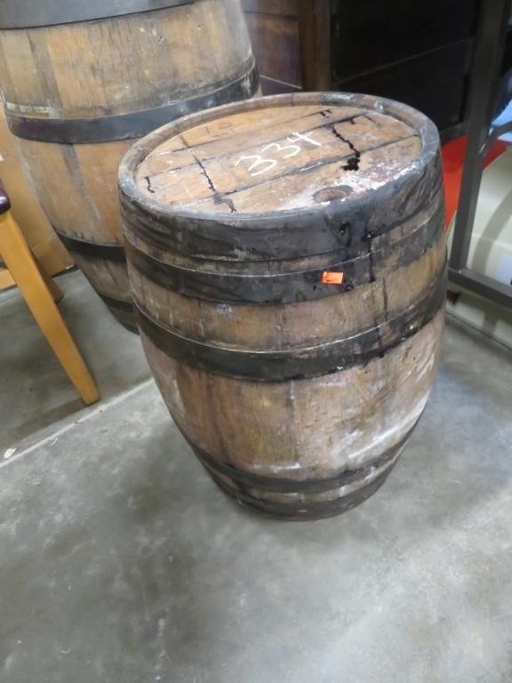 10 gal wooden barrel