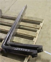 (2) Pallet Forks, Approx 42", Fits16" Backing